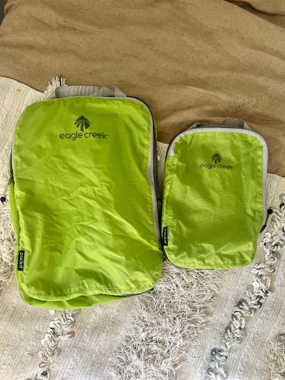 Eagle Creek Pack-it Compression Cube Set S/M Green